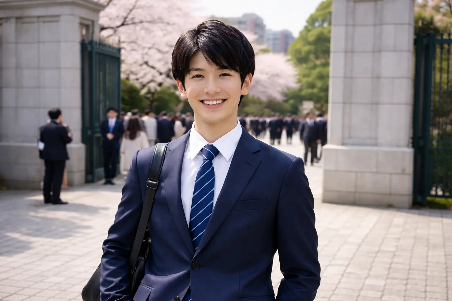 難関大学に合格した卒業生の写真